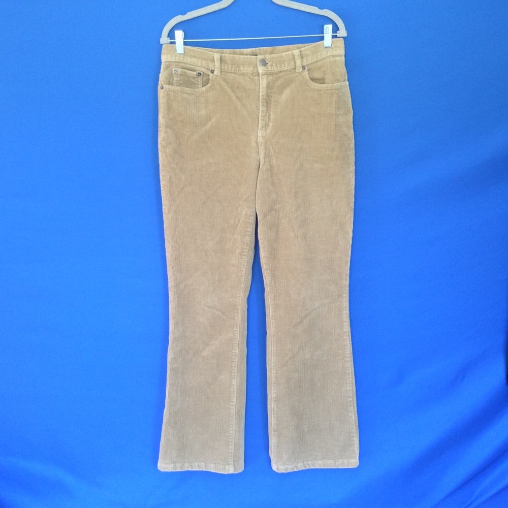 Ralph Lauren Jeans Company 32 X 30 Corduroy Beige Pants Size 10